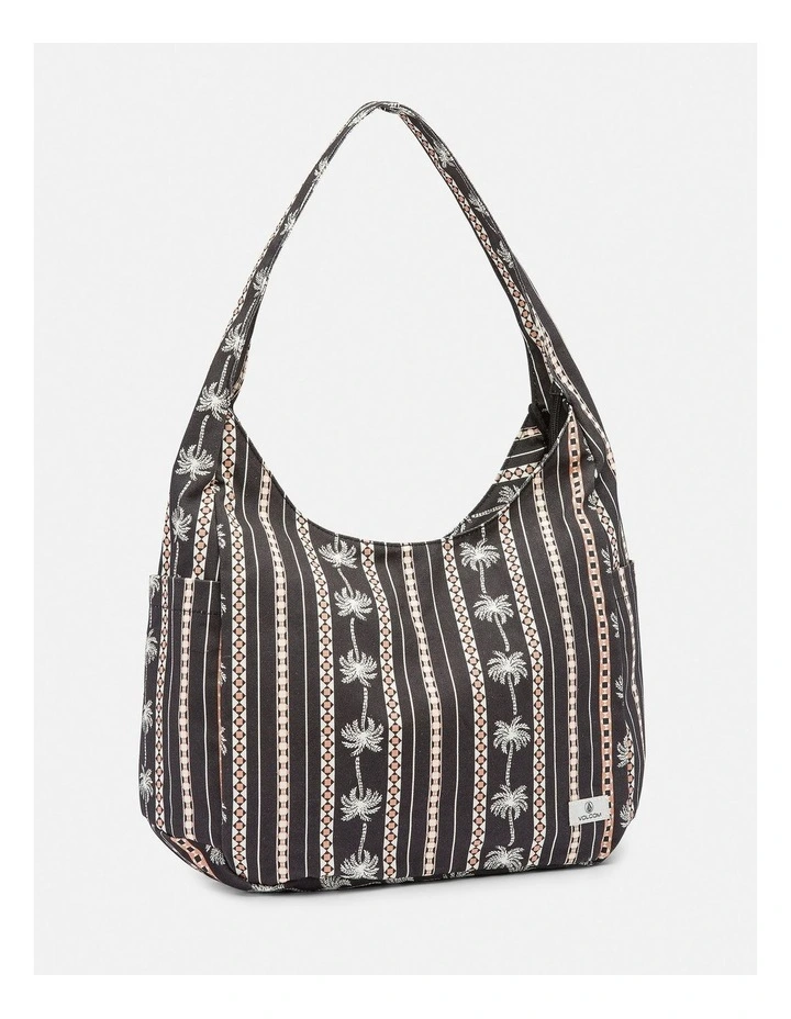Schoolyard Canvas Tote in Black Combo image 1
