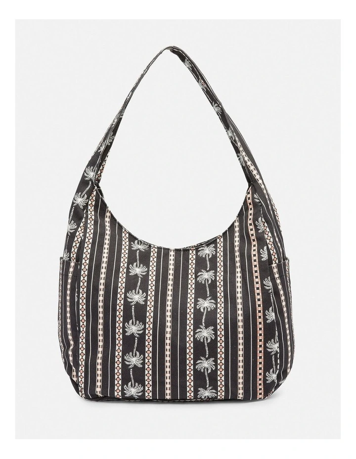 Schoolyard Canvas Tote in Black Combo image 2