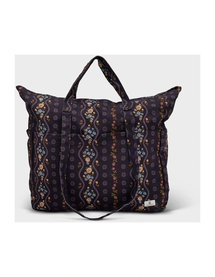 Schoolyard Canvas Tote in Black image 1