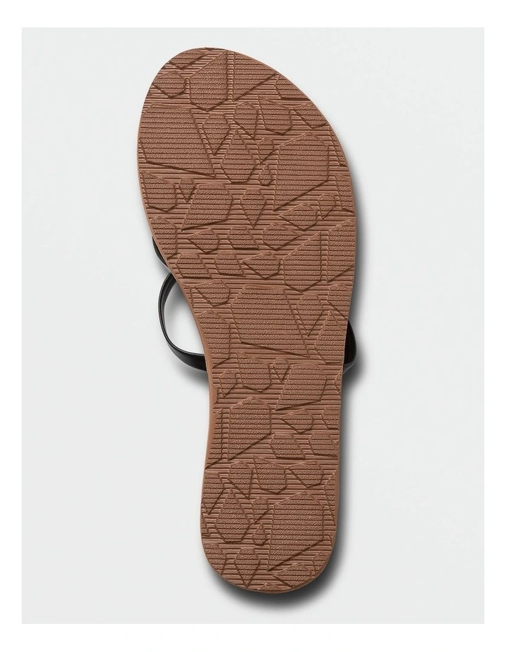 New School II Sandals in Black image 4