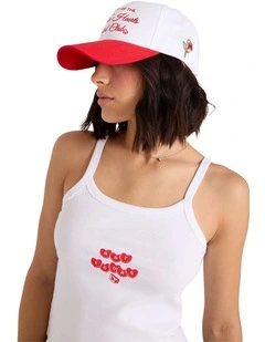 Breaking Hearts Cap White