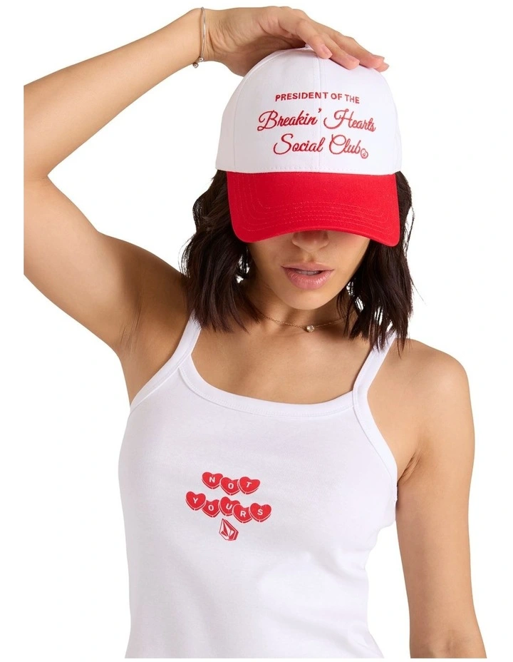 Breaking Hearts Cap White image 3