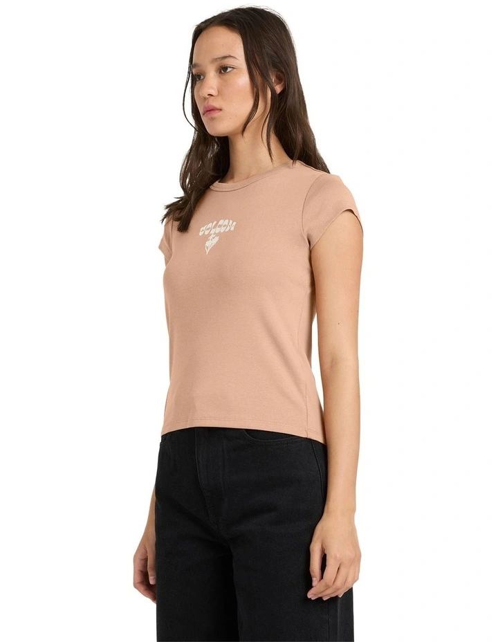 Not Ur Baby T-Shirt Pale Khaki image 3