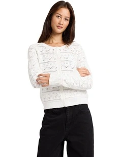 Baby Gurrl Cardigan in Bone