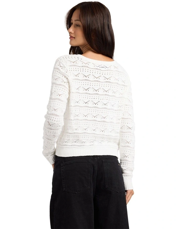 Baby Gurrl Cardigan in Bone image 2