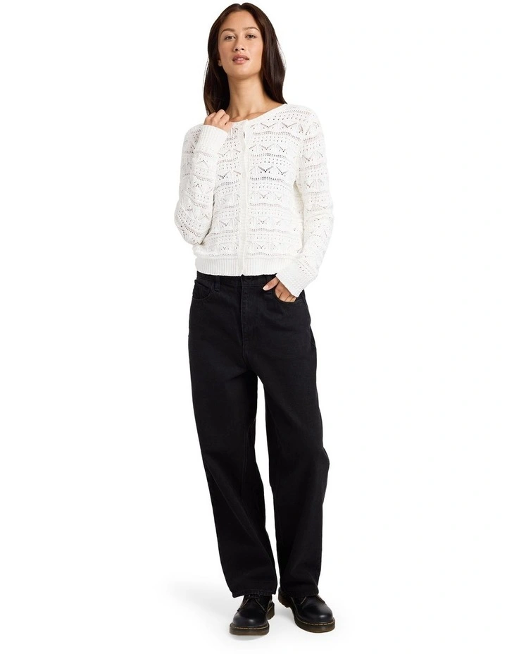 Baby Gurrl Cardigan in Bone image 5