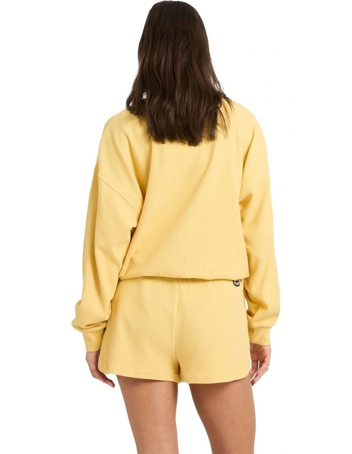 Sweeterry Elastic Waist Shorts Sunburst image 2