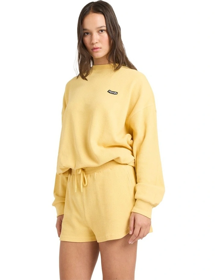 Sweeterry Elastic Waist Shorts Sunburst image 3