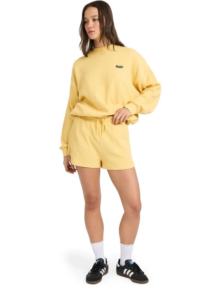 Sweeterry Elastic Waist Shorts Sunburst image 5