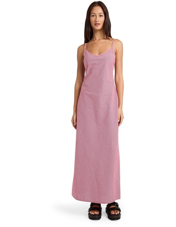 Slippy Maxi Dress in Red image 1