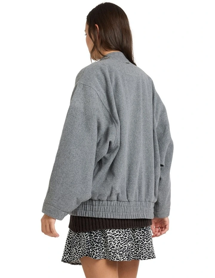 Shes Da Bomb Bomber Jacket Grey image 2