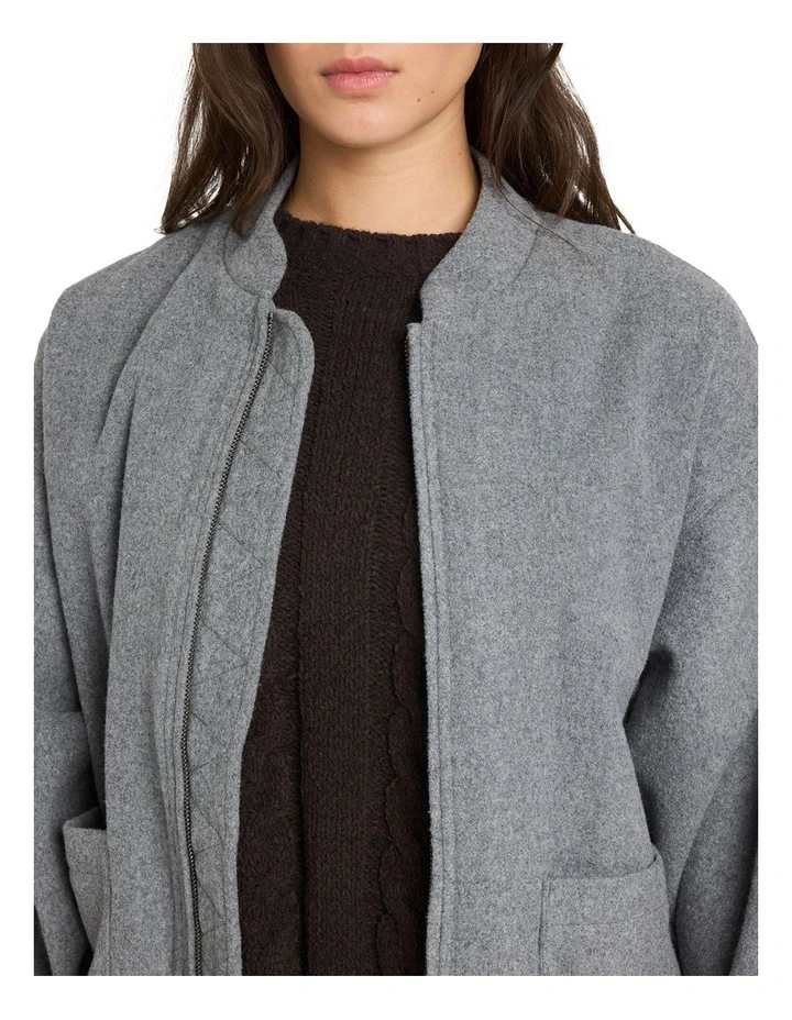 Shes Da Bomb Bomber Jacket Grey image 4