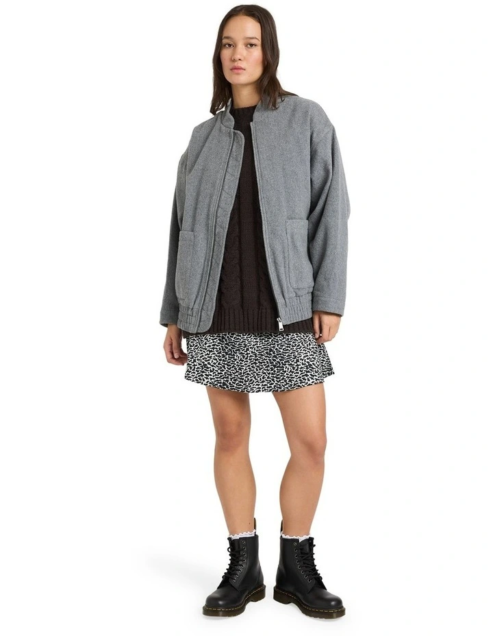 Shes Da Bomb Bomber Jacket Grey image 5
