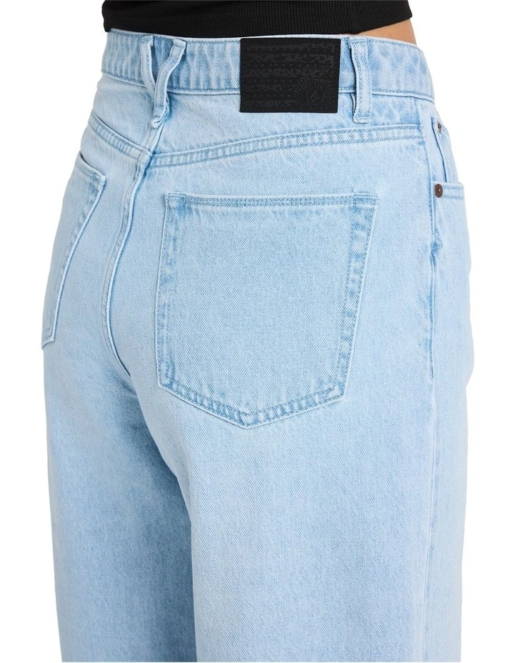 Stoned BF High Rise Denim Jeans Blue Bird image 4