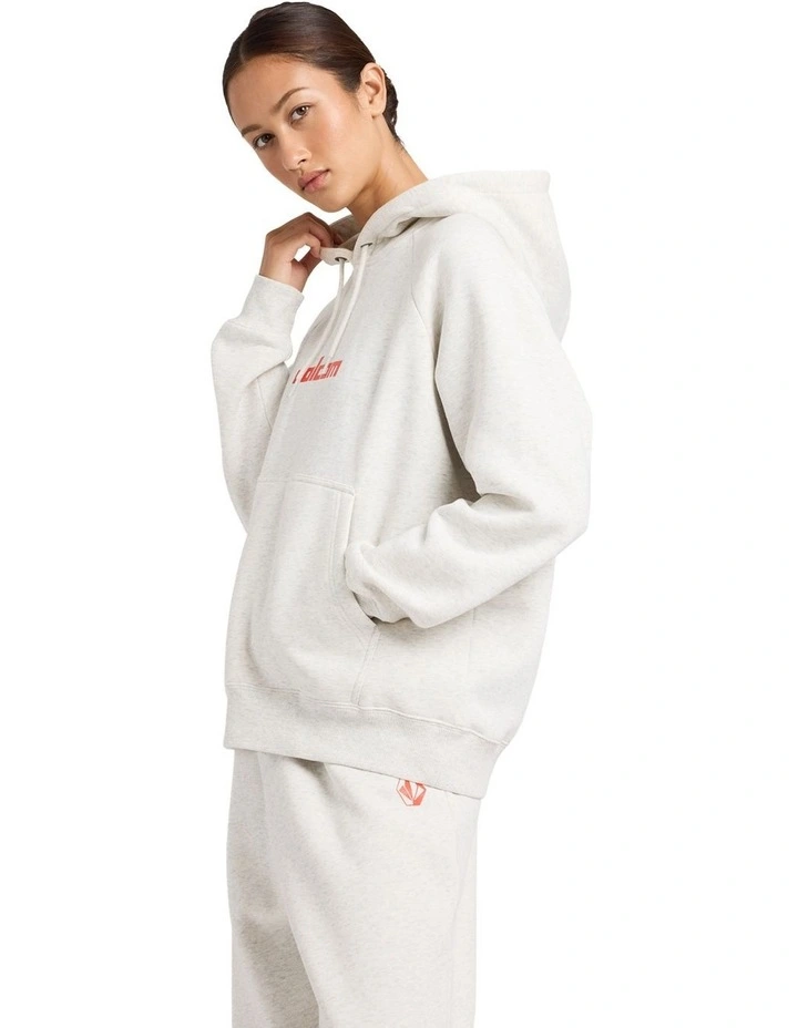 Get More Pullover Hoodie in Light Heather Grey image 3