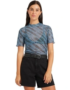 Wicked Lightning T-Shirt in Blue Sapphire