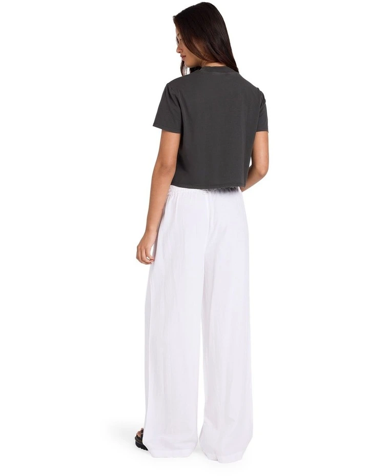 Backbeatz Solid Pants in White image 2