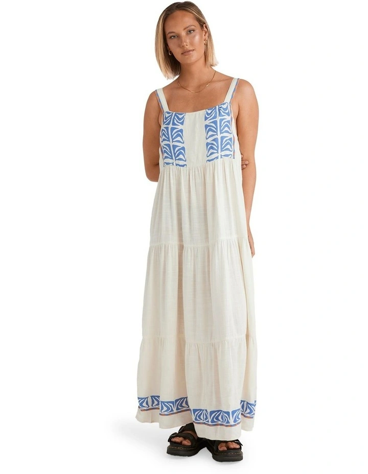 Fa Emma Rushton Maxi Dress in Vintage White image 1