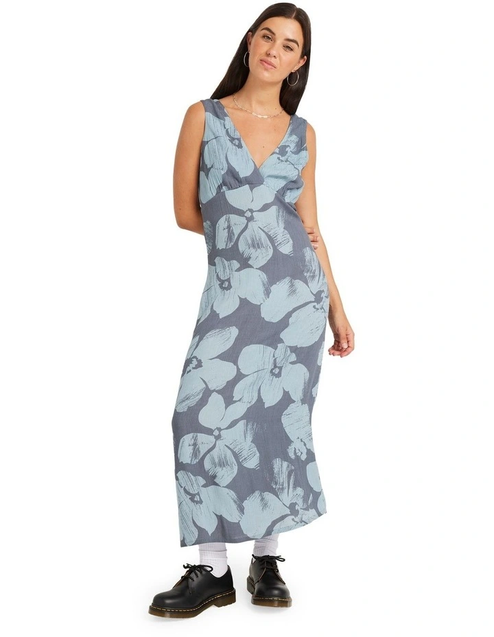 Grumpy Sunshine Maxi Dress in Blue Sapphire image 1