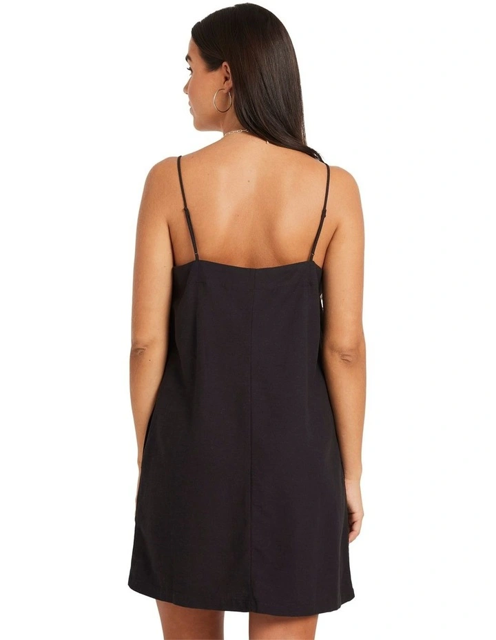 Backbeatz Mini Dress in Vintage Black image 2
