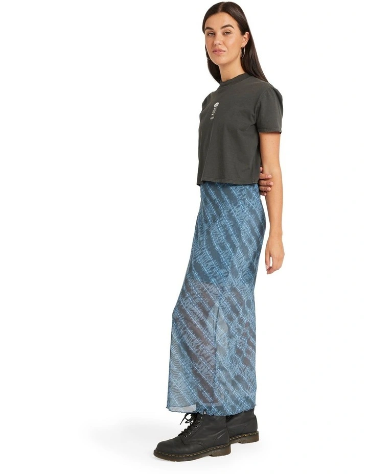 Wicked Lightning Maxi Skirt in Blue Sapphire image 3