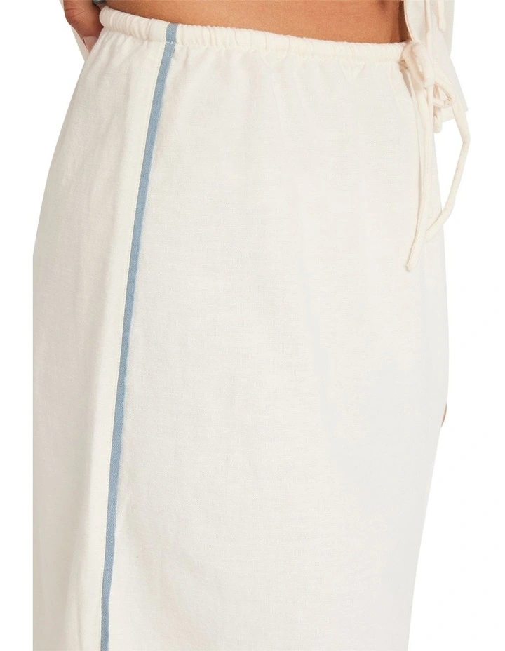 Small Talk Mini Skirt in Vintage White image 4
