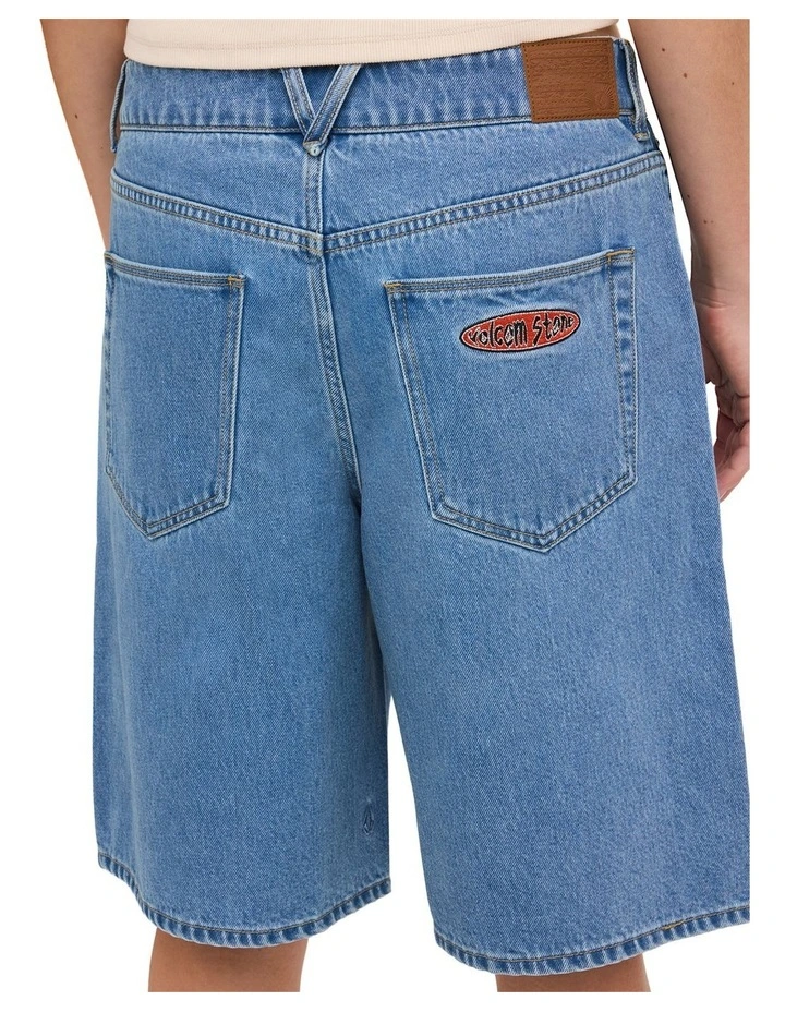 Legged It Denim Shorts in Cali Blue image 4