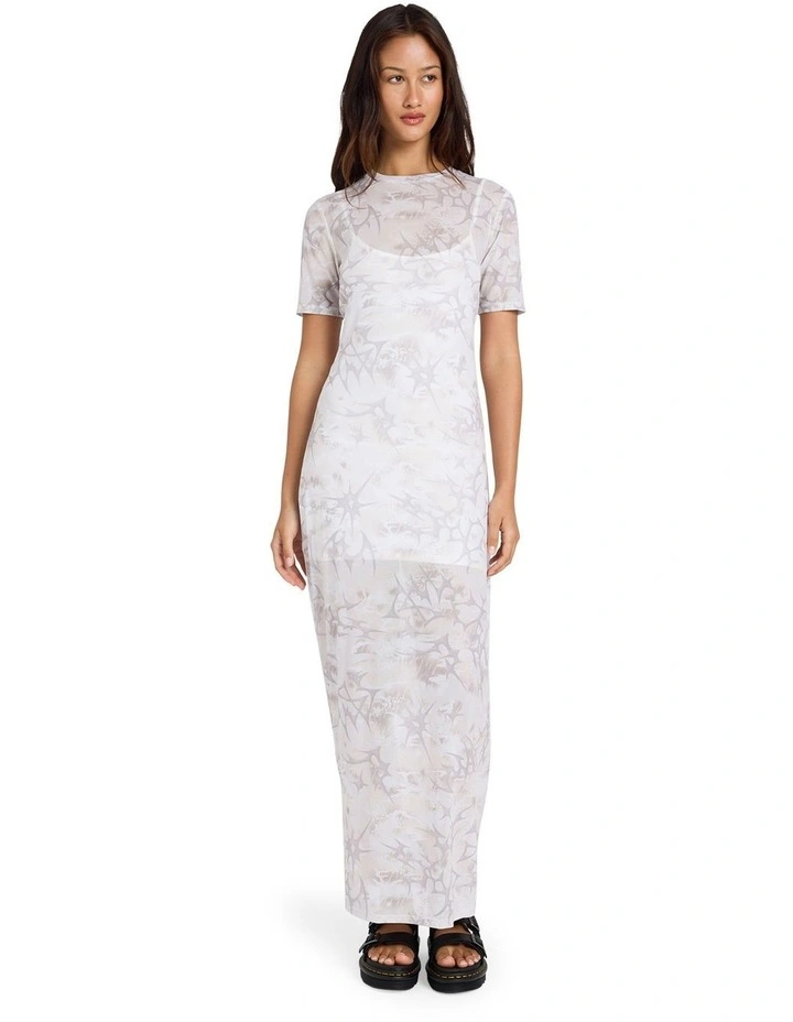Checked Out Dress in Camouflage image 5