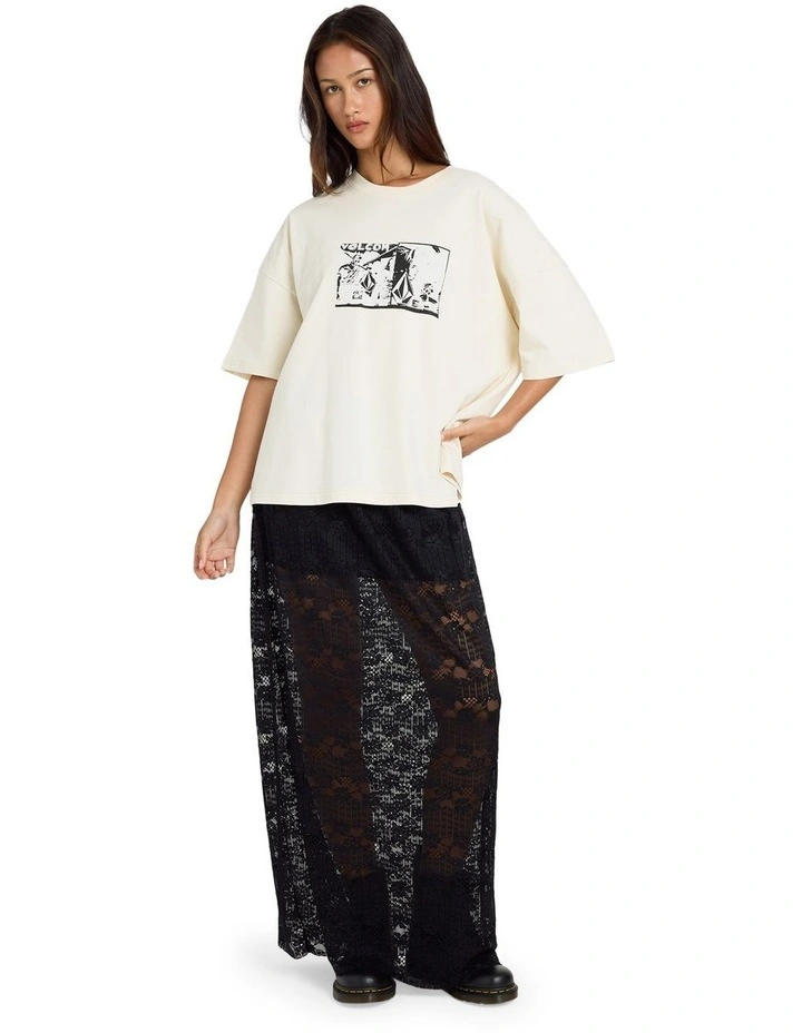 Sheer Joy Maxi Skirt in Black image 5
