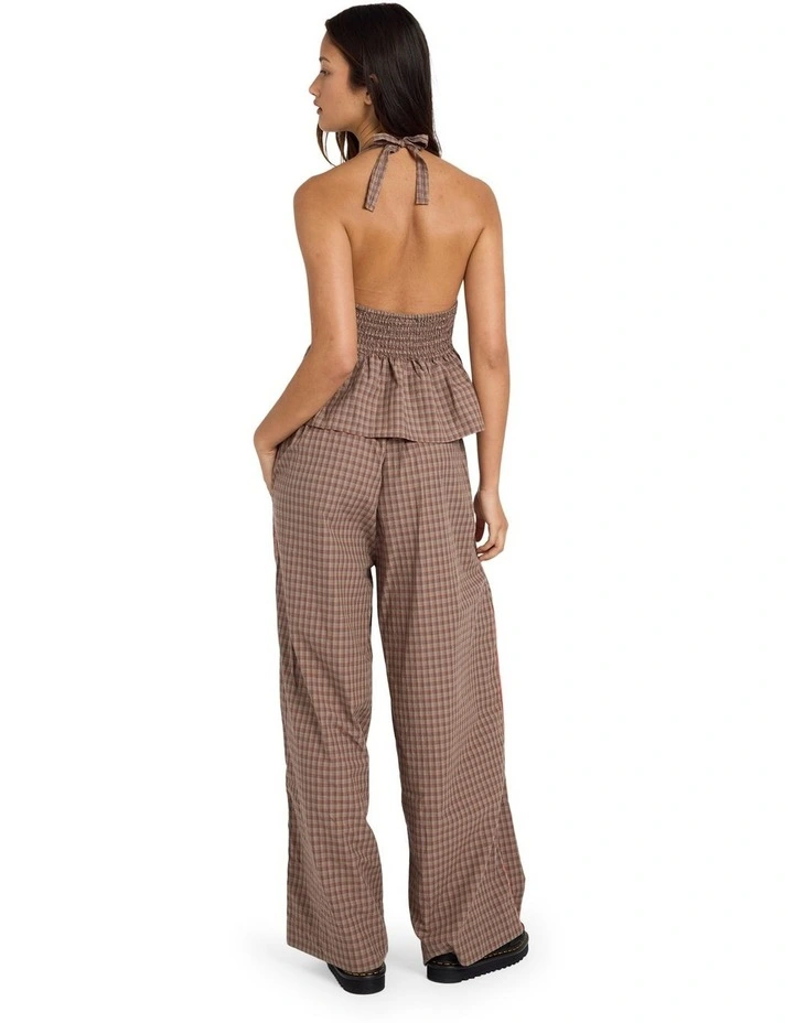 Checker Pants in Earth image 2