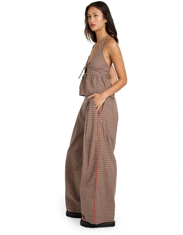 Checker Pants in Earth image 3