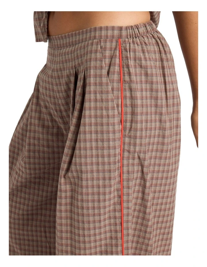 Checker Pants in Earth image 4