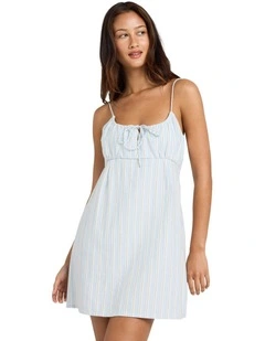 Vertigo Mini Dress in Blue