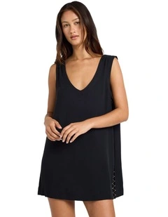 Bloomz Mini Dress in Black