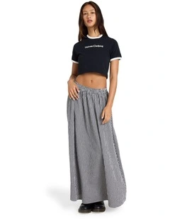 Speak Up Skirt in Black