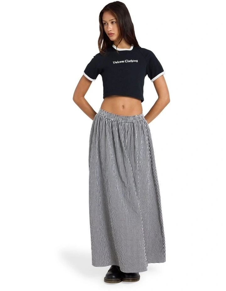 Speak Up Skirt in Black image 5