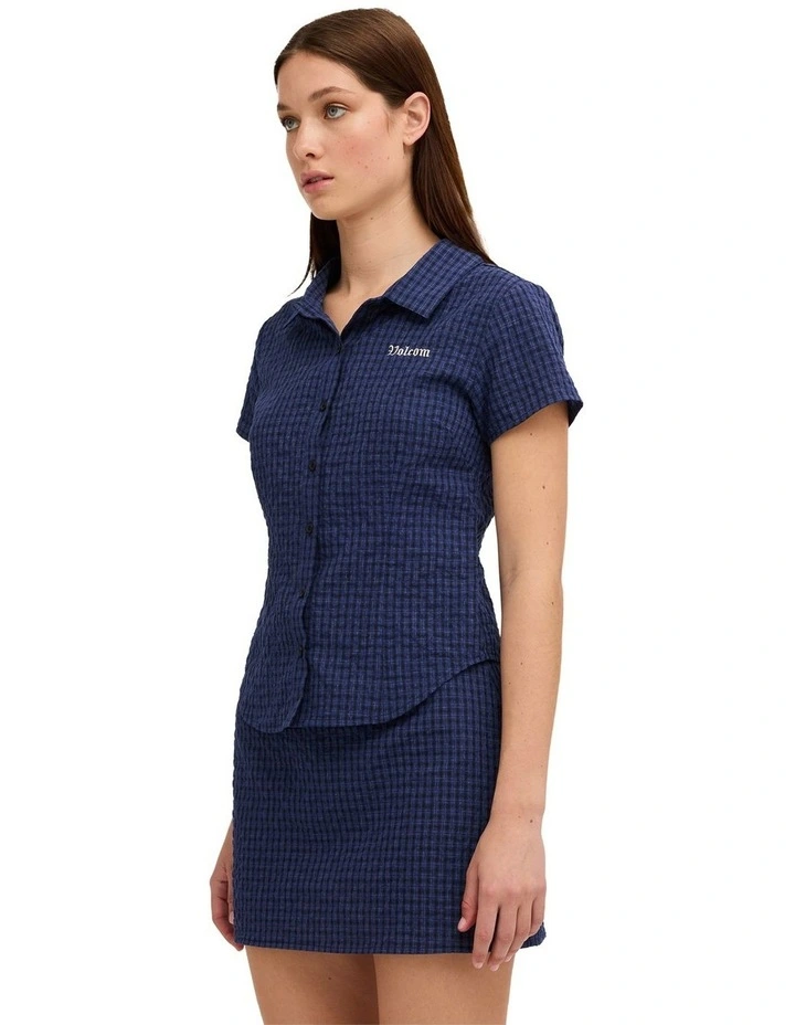 Macey Shirt in Blue image 3