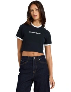 Eyeonu T-Shirt in Vintage Black