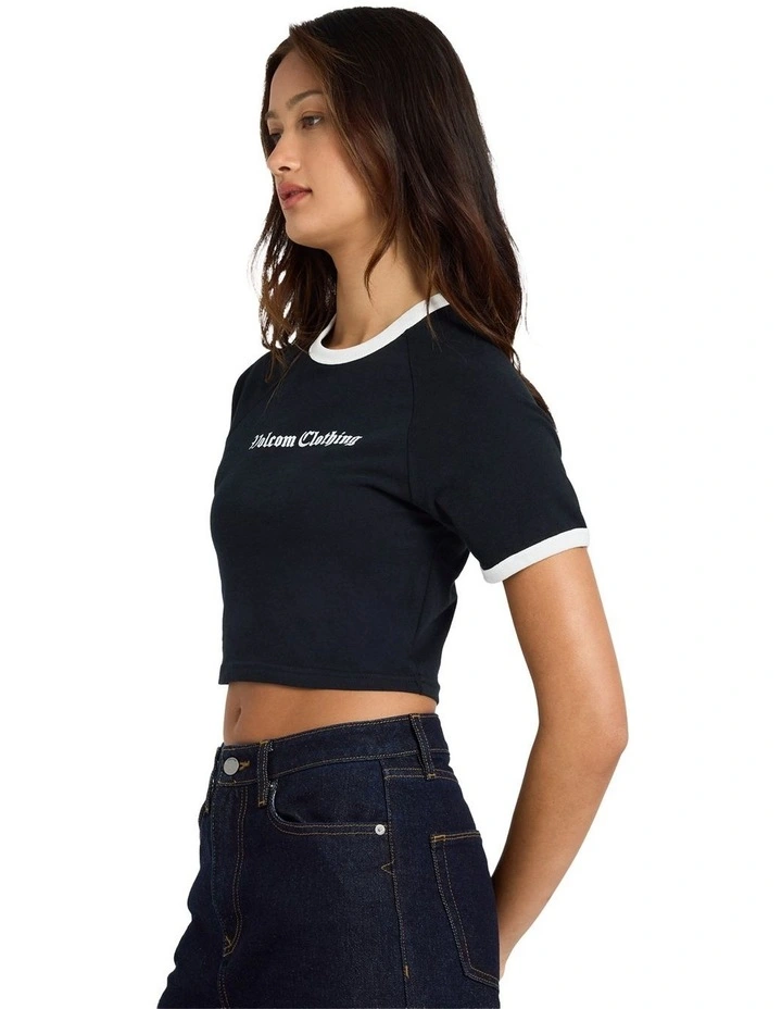 Eyeonu T-Shirt in Vintage Black image 3