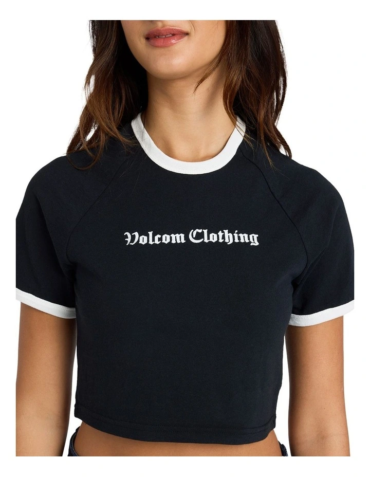 Eyeonu T-Shirt in Vintage Black image 4