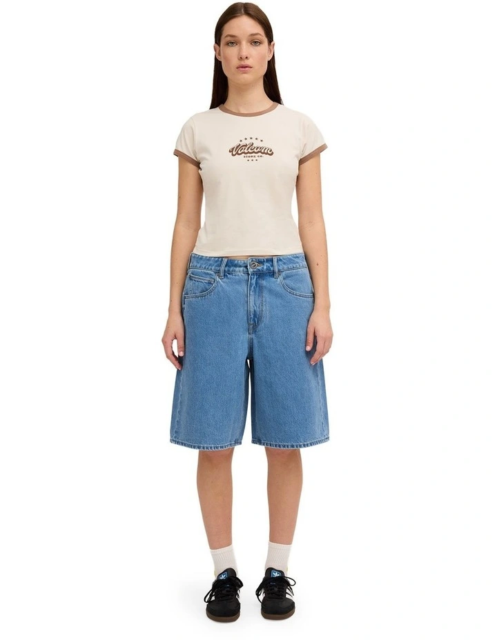 Eyesup  T-Shirt in Dirty White image 5