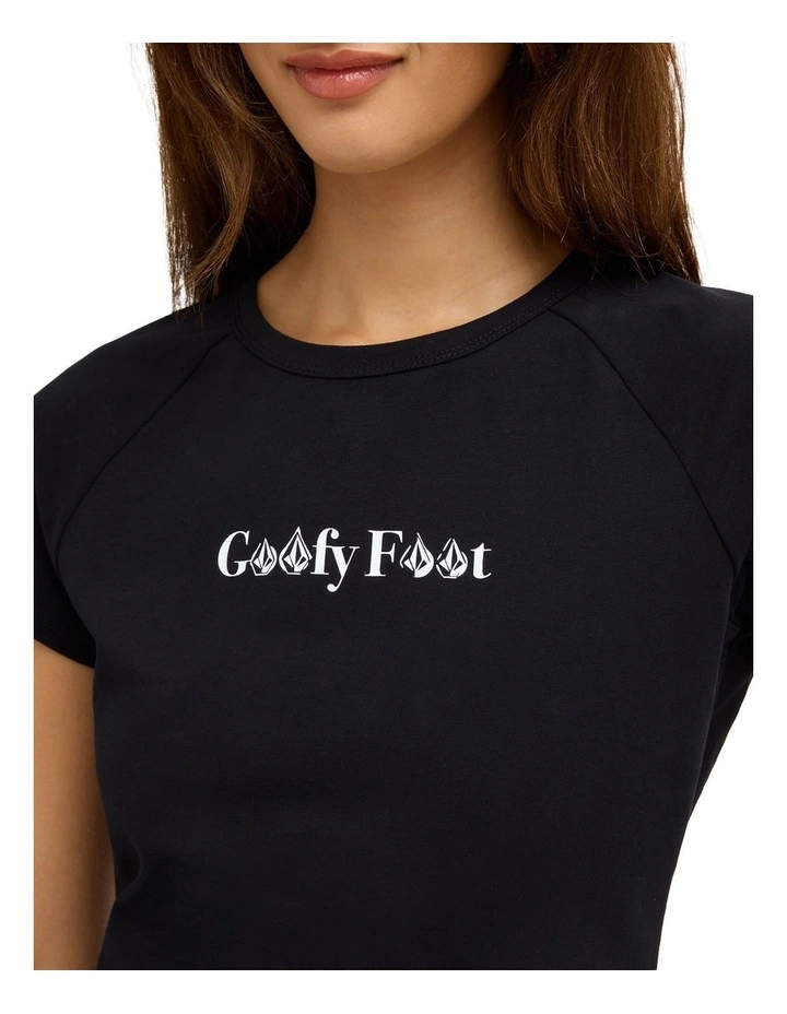 Jaleesa Vincent Baby Tee In Black image 4
