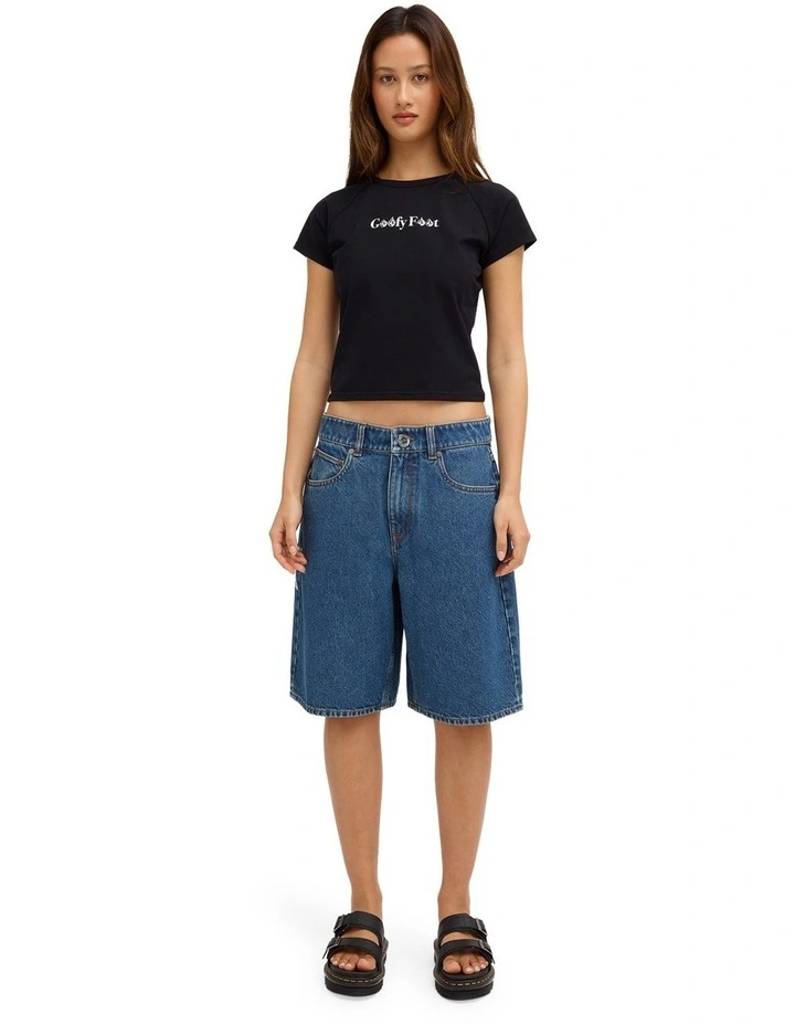Jaleesa Vincent Baby Tee In Black image 5