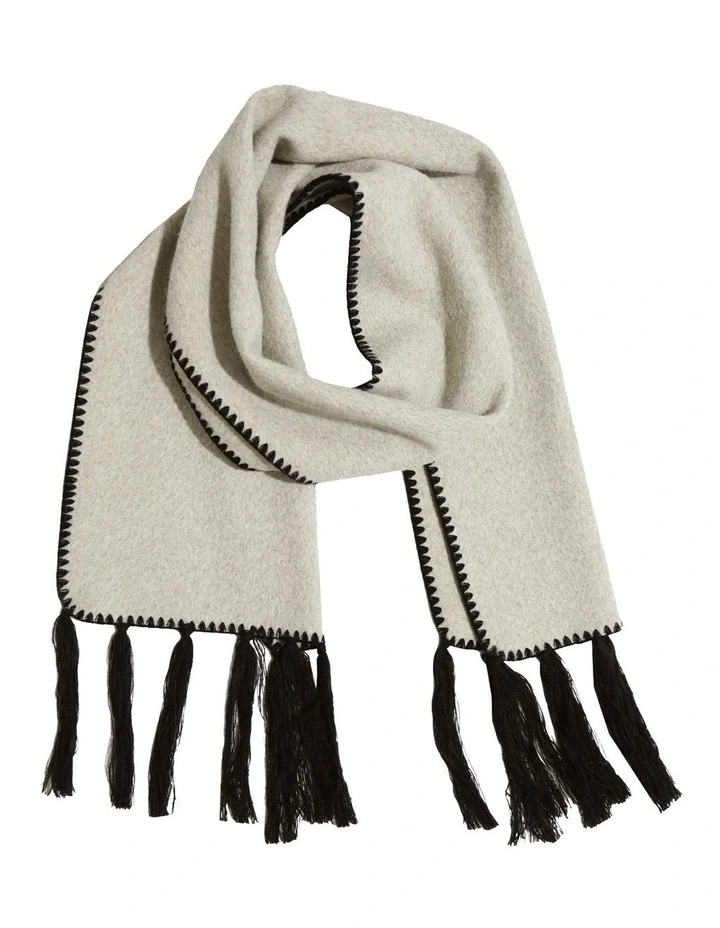 Mountain Side Scarf in Cream image 2