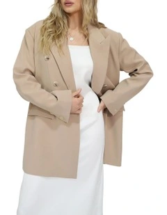 Found In The Wild Blazer in Camel