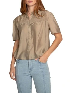Honeylace Blouse in Marigold