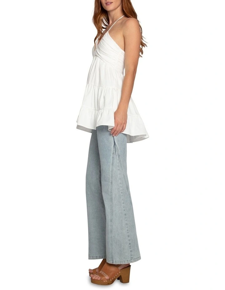 Sunkiss Halter Top in White image 3