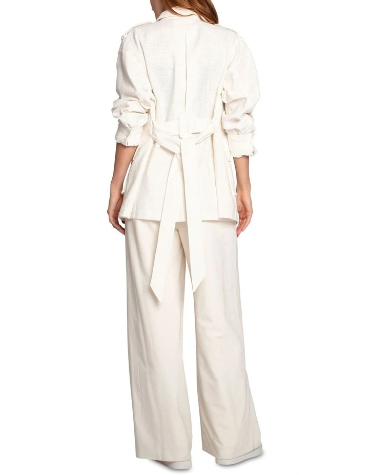 Still Storm Safari Jacket in Cream image 7