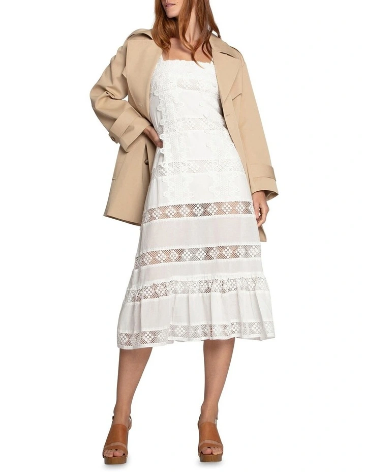 The Wild Rose Hour Lace Dress in White image 6