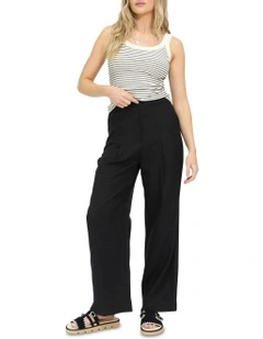 Delilah Wide Leg Pant in Black